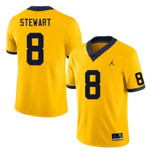 I'Marion Stewart University of Michigan #8 Mens Limited College Football Jersey - Yellow 117165-405