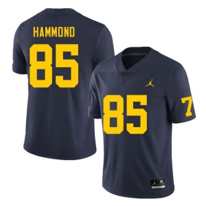 Ted Hammond University of Michigan College Football Official #85 Men Jersey - Navy 207484-715